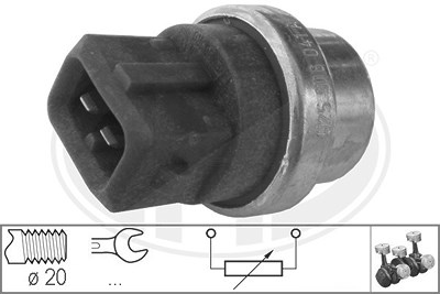 Era Sensor, Kühlmitteltemperatur [Hersteller-Nr. 330286] für Mercedes-Benz, Seat, Skoda, VW, Nissan, Ford, Audi von ERA