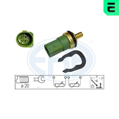 Era Sensor, Kühlmitteltemperatur [Hersteller-Nr. 330496] für Audi, Ford, Seat, Skoda, VW von ERA