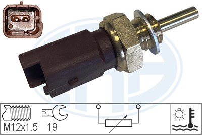 Era Sensor, Kühlmitteltemperatur [Hersteller-Nr. 330553] für Abarth, Saab, Ford, Alfa Romeo, Fiat, Lancia, Jeep, Suzuki, Opel von ERA