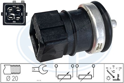 Era Sensor, Kühlmitteltemperatur [Hersteller-Nr. 330692] für Audi, Dacia, Mitsubishi, Nissan, Opel, Renault, Suzuki, Volvo von ERA