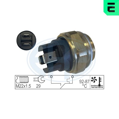 Era Temperaturschalter, Kühlerlüfter [Hersteller-Nr. 330291] für Alfa Romeo, Citroën, Fiat, Gm Korea, Lada, Saab, Seat, Talbot, Zastava von ERA