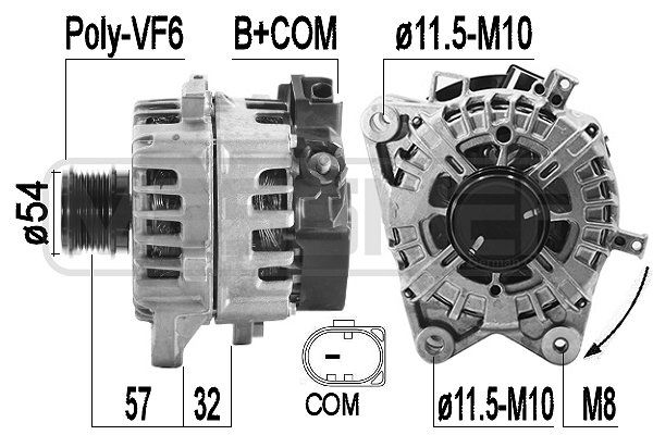 Generator ERA 209584 von ERA