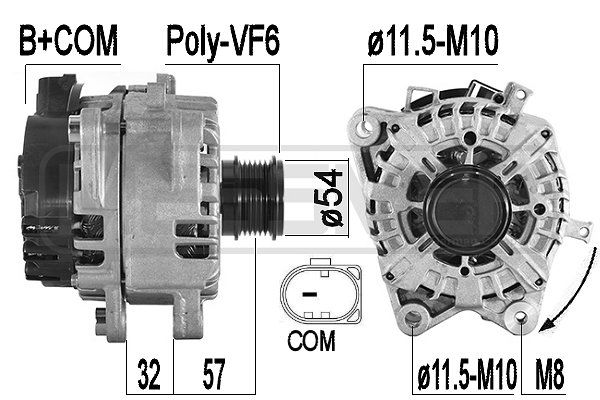 Generator ERA 209589 von ERA