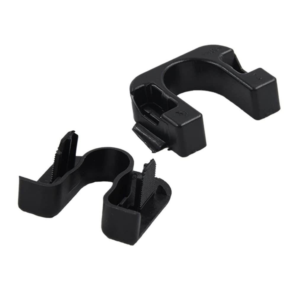 Hutablage Clip 2 stücke Auto Laderaumabdeckung Hutablage Clips Pivot Mount/fit for Nissan Qashqai J10 8A6146698AA Kunststoff Hinten Kofferraum Regal Clip Haken für Sonnenblenden von ERBON