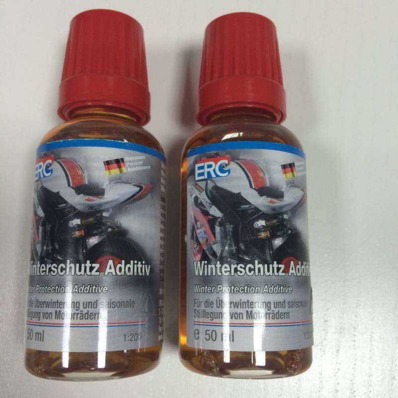 2 X ERC Biker Winterschutz-Additiv 50ml, Art.Nr. 52-0150-02 Motorrad Saisonale Überwinterung von ERC