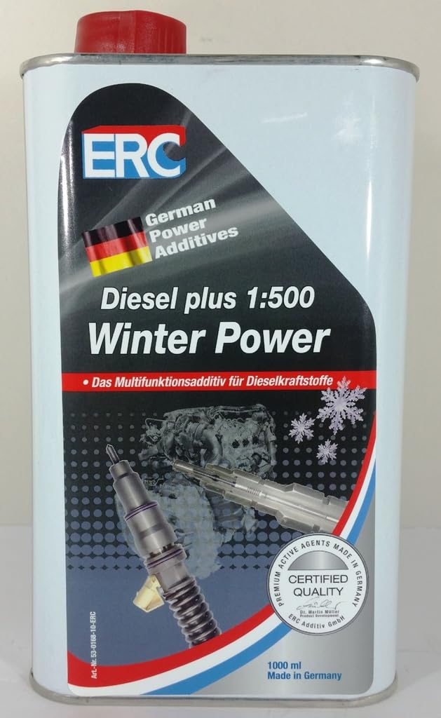 ERC 1L Winterpower Diesel Plus 1:500 Diesel Kälteschutz Additiv von ERC