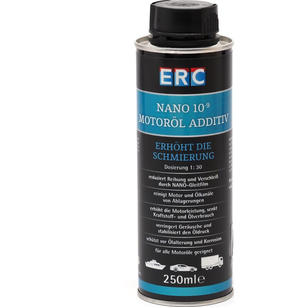 ERC 250 ml NANO 10-9 Motoröl Additiv von ERC