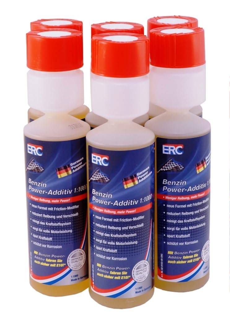 ERC Benzin Power Additiv 250ml 1:1000 mit Dosierflasche (6) von ERC