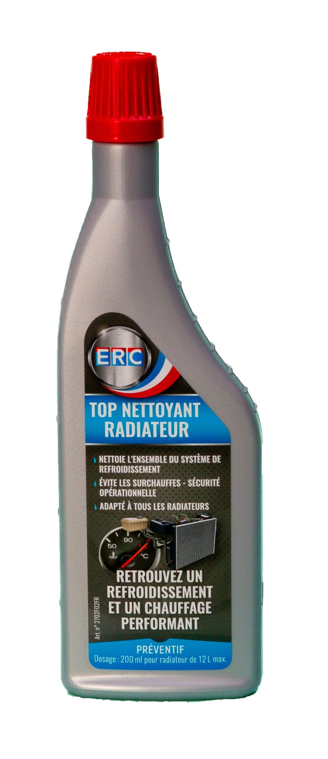 ERC - [Top Radiator-Reiniger] | Additiv | reinigt Kühl- & Heizsystem | Sorgt für optimale Motorkühlung | Für alle Heizkörper geeignet | Keine Rückstände | 200ml von ERC