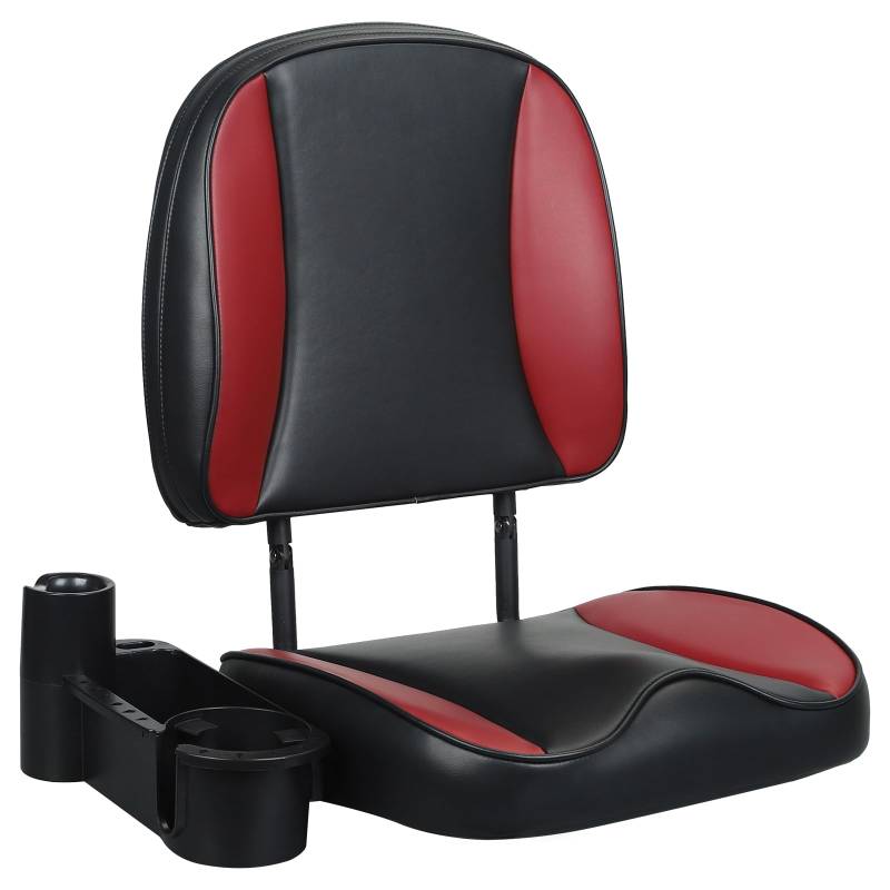 ERGOSEAT Centric Klappbarer Bootssitz (Schwarz/Rot/Schwarz) von ERGOSEAT