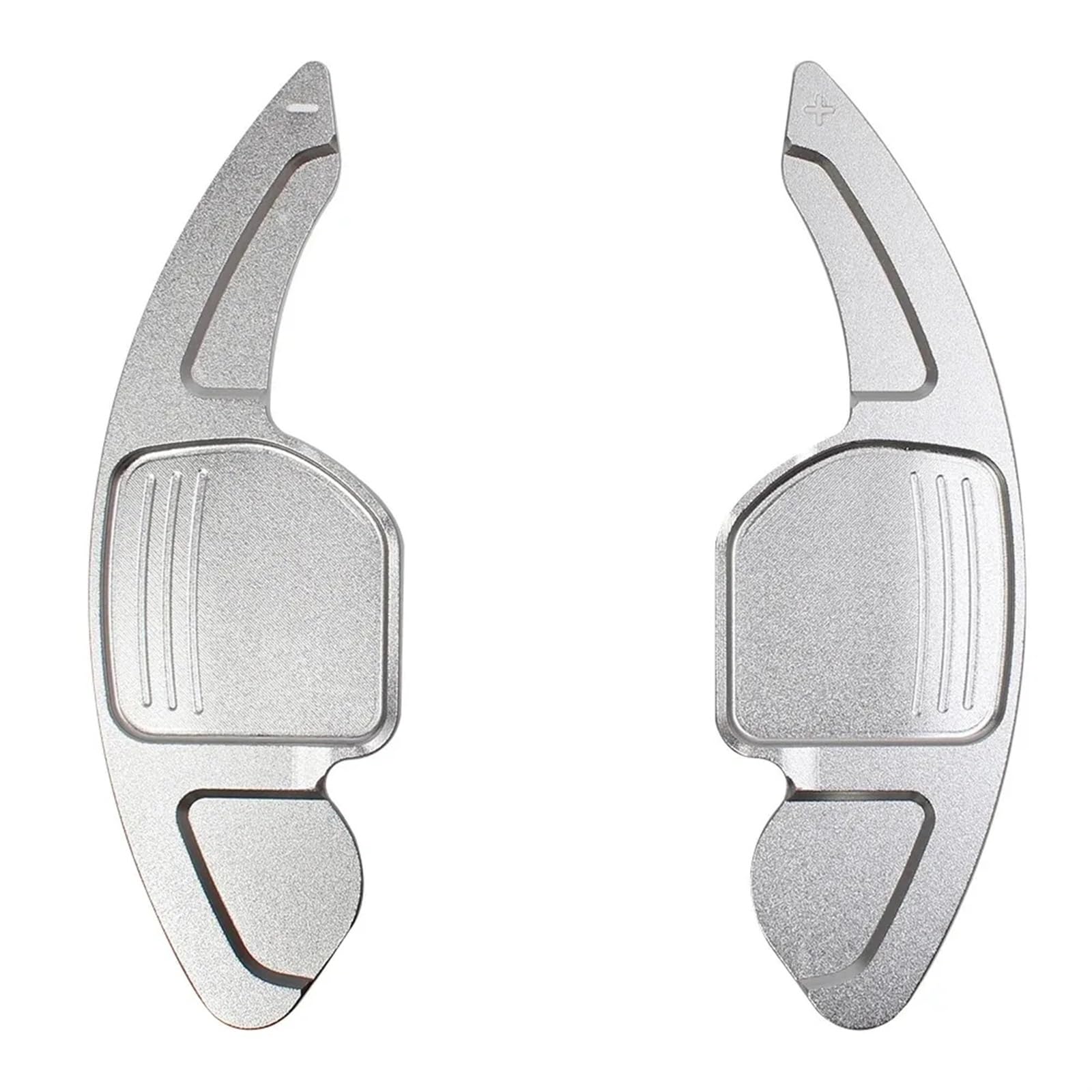 ERILPS Shift Paddles Car Kompatibel Mit Für A3 2014 2015 2016 Für A4 B8 2013 2014 2015 Aluminium-Lenkrad-Schaltpaddel-Verlängerungsabdeckung(Silver) von ERILPS