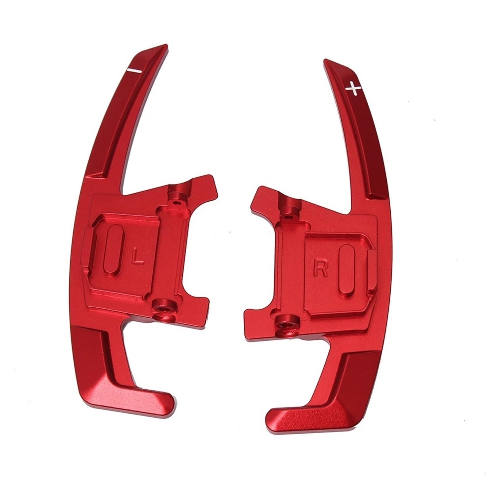 ERILPS Shift Paddles Car Kompatibel Mit Scirocco 2015 2016 Auto-Aluminium-Lenkrad-Schaltwippenverlängerung Auto-Autozubehör(Red) von ERILPS