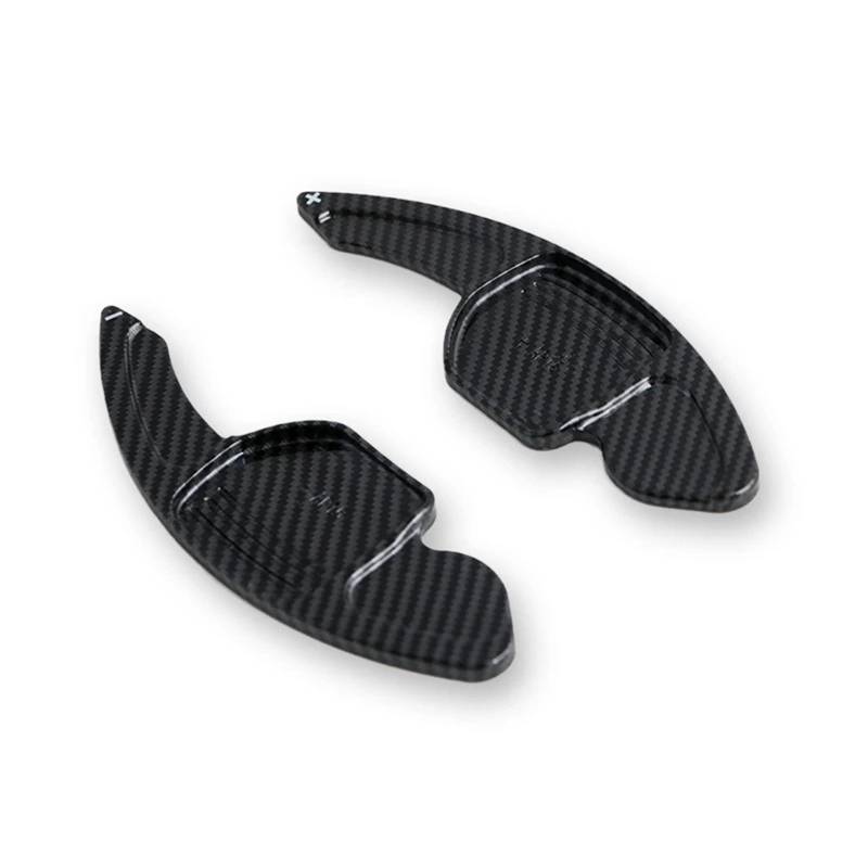 ERILPS Shift Paddles Car Kompatibel mit für A6 C7 2012–2017 für A7 2011–2017 für A8 2011–2017 Auto-Lenkrad-Schaltwippenverlängerung Schaltwippen(Carbon Black) von ERILPS