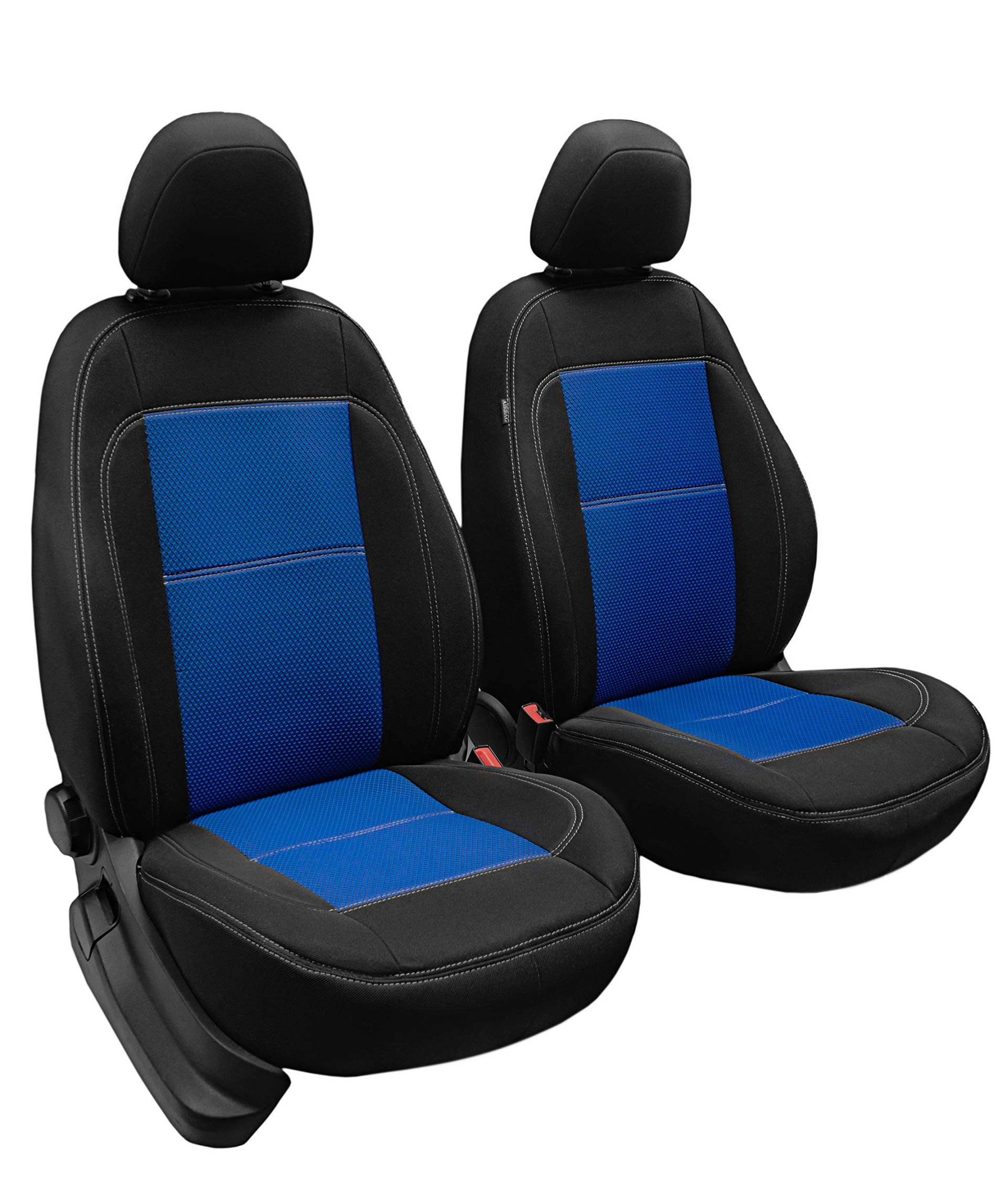 ERJOT Vordersitzbezüge Blau maßgefertigte kompatibel mit Nissan X-Trail I modellspezifische Sitzbezüge Autositzbezüge Velour von ERJOT