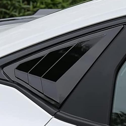 Auto Hinteres Seitenfenster Lamellen für Volkswagen LAVIDA 2013-2017, ABS Seitenfenster-Lamellen Vent Seitenfenster Lamellen Spoiler Dekoration Auto Zubehör,B von ERMEBE