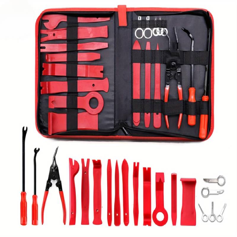 ERMWALR 19pcs Auto Audio Innenraum Demontage Werkzeuge Türclip Verkleidung Armaturenbrett Entfernung Werkzeug Kit Modifikation Auto Reparatur Werkzeug Auto Werkzeug Kit von ERMWALR