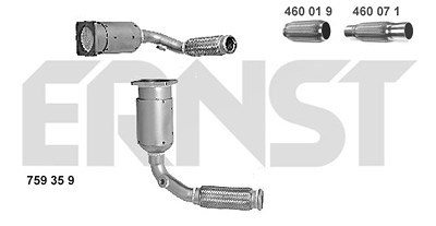 Ernst Katalysator [Hersteller-Nr. 759359] für Citroën, Peugeot von ERNST