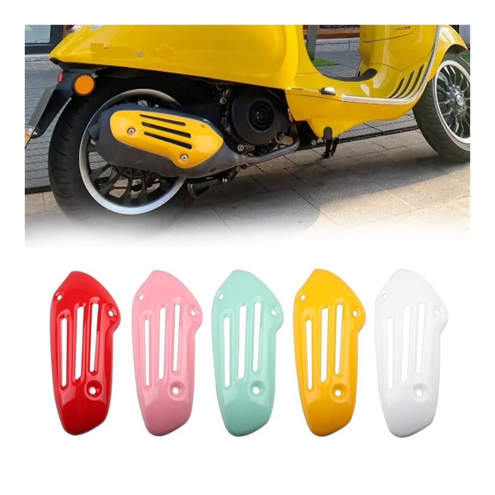 Auspuff Hitzeschutzblech Für Vespa Primavera 150 Sprint 150 2014–2021, Motorrad-Roller-Auspuffrohrschutz, Schalldämpfer-Abdeckung von ERPAMFDD