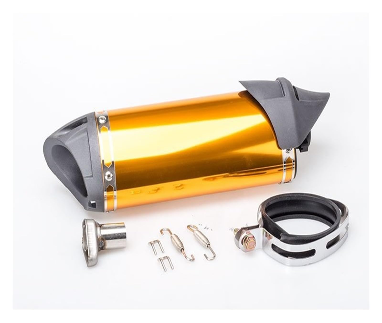 Auspuff Hitzeschutzblech Universal 35 MM Motorrad Modifizierte Dreieck Auspuff Schalldämpfer Gegendruck Für AKRAPOVIC Auspuff von ERPAMFDD