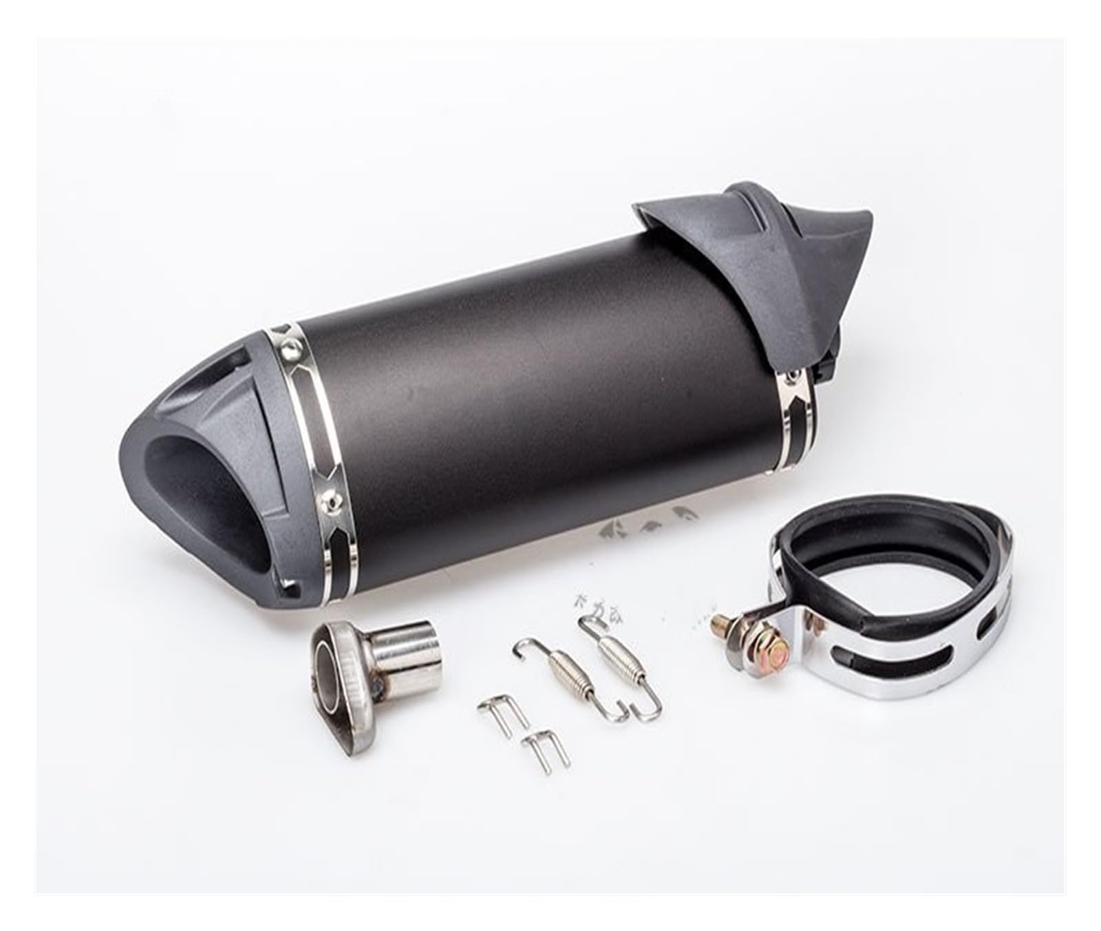 Auspuff Hitzeschutzblech Universal 35 MM Motorrad Modifizierte Dreieck Auspuff Schalldämpfer Gegendruck Für AKRAPOVIC Auspuff von ERPAMFDD