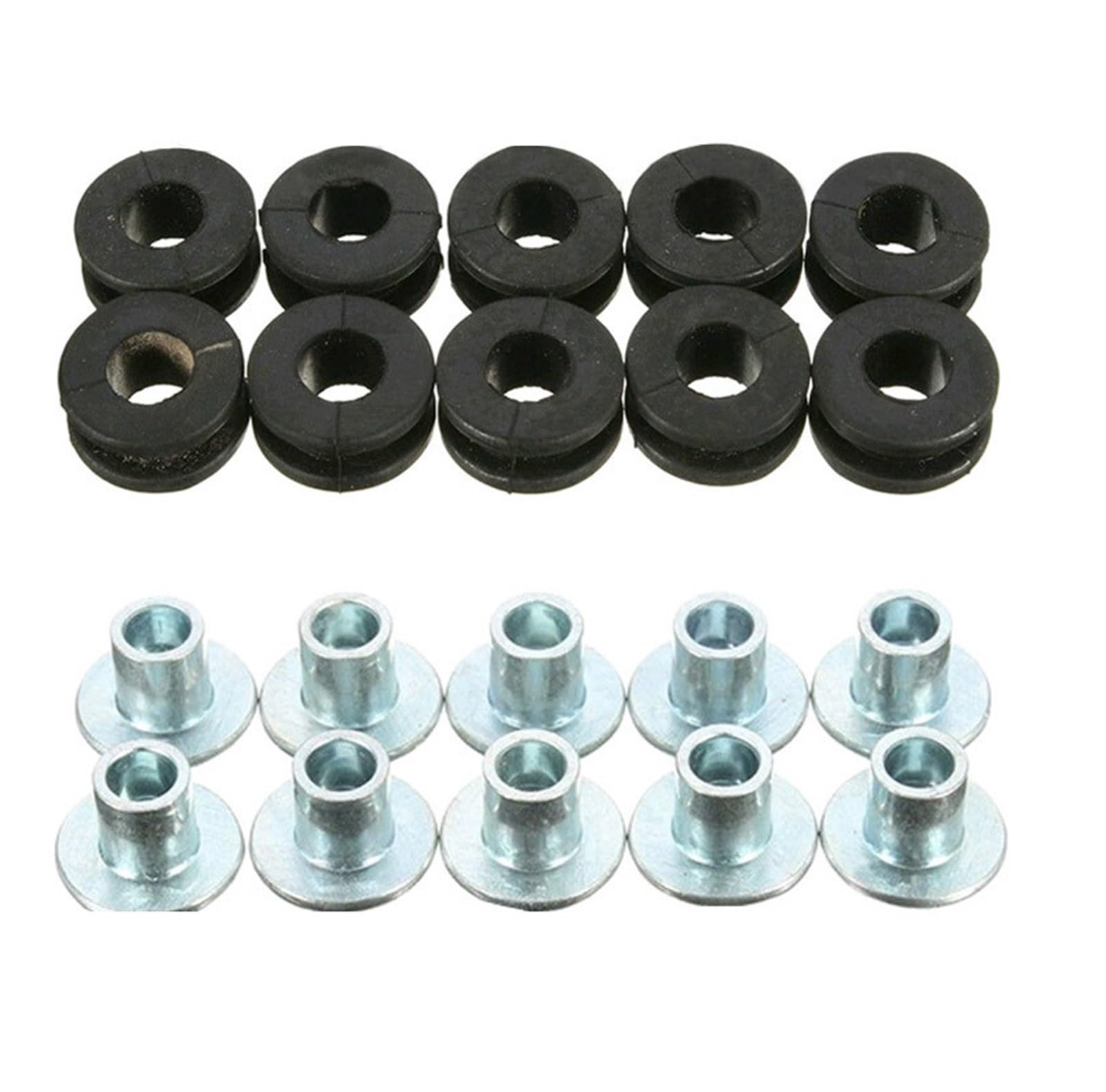 Stator Abdeckung Dichtung Für Hon&da Für Yam&aha Für Kawasaki Für BM&W Für Duc&ati 6mm Motorrad Verkleidung Gummi Ösen Schrauben Kit Washer Sortiment Set von ERPAMFDD