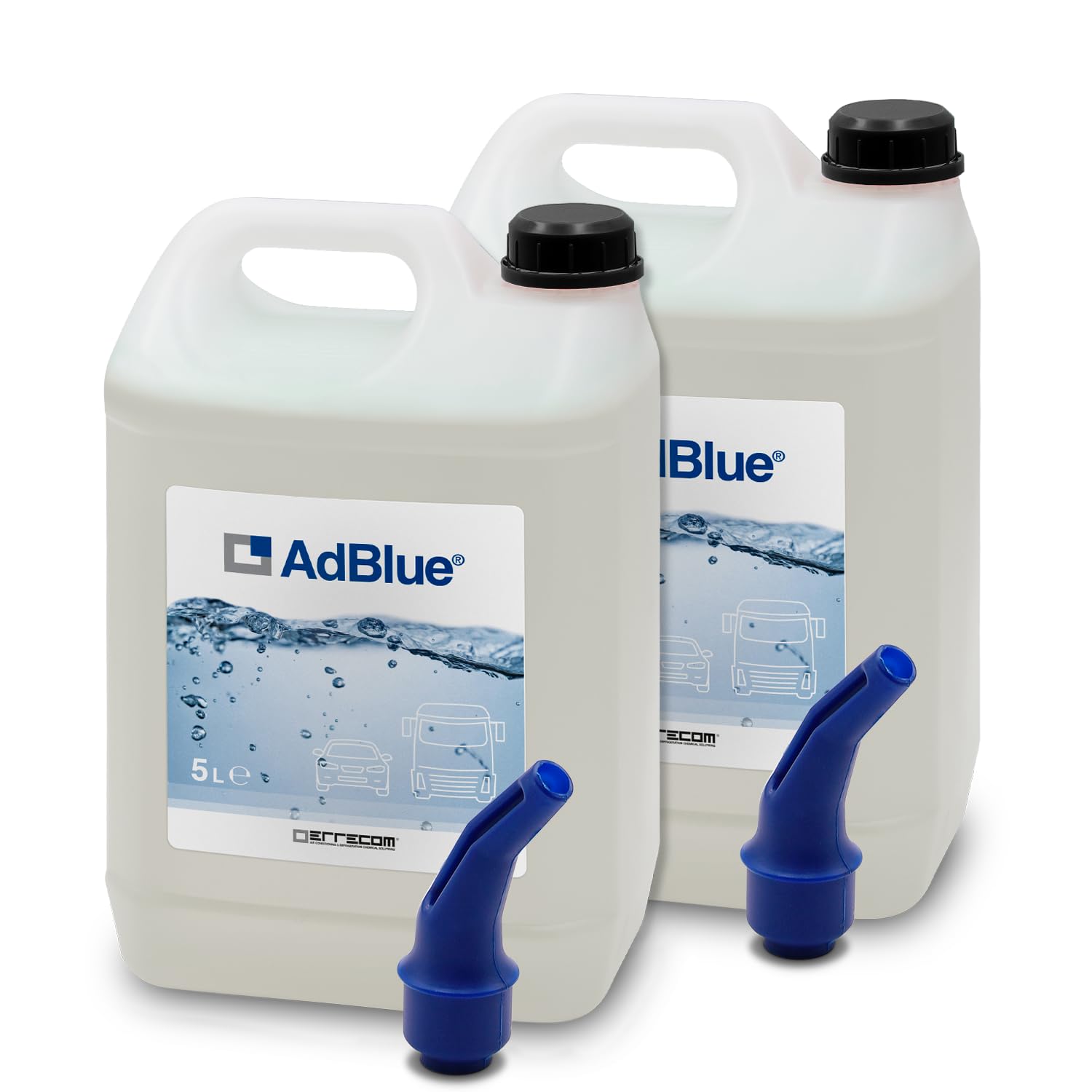 ERRECOM AdBlue® inkl. Ausgießer, Harnstoffbasiertes Dieselmotor-Additiv zur Verringerung der NOx-Emissionen, gemäß ISO 22241-1, 10 L (2 x 5 L) von ERRECOM