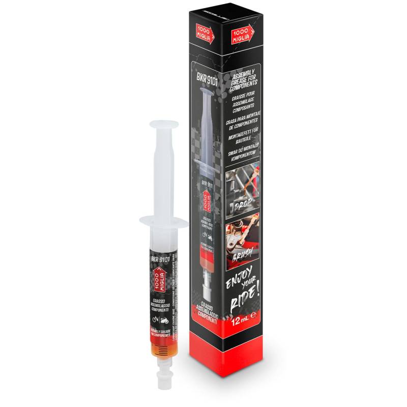 Errecom 1000 Miglia BKR 9101 Montagefett für Fahrradteile, 12ml Spritze von ERRECOM