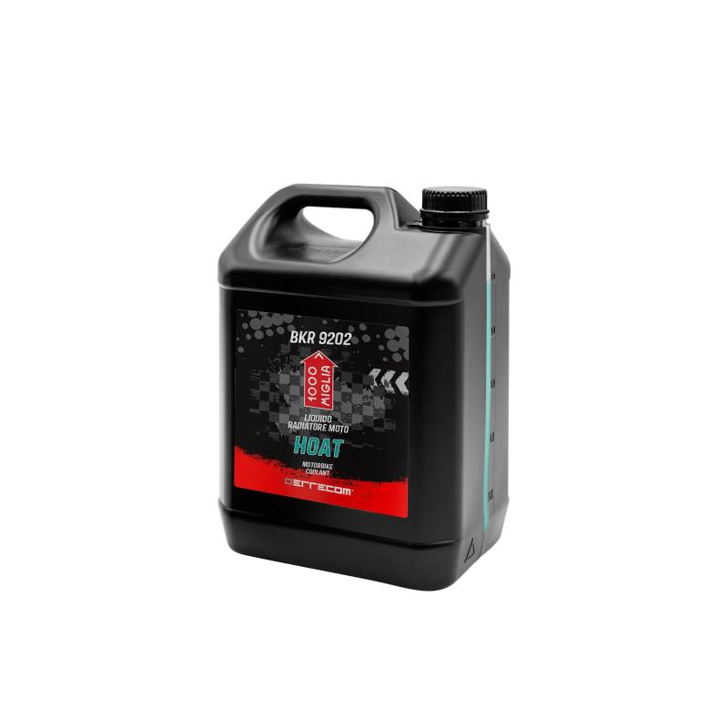 Errecom 1000 Miglia BKR 9202 HOAT-Kühlflüssigkeit für Motorrad -38°C/+125°C, gebrauchsfertiges HYBRID Oat-Frostschutzmittel, 5 Liter – BLAU von ERRECOM