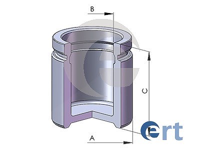 Ert Kolben, Bremssattel [Hersteller-Nr. 150279-C] für Audi, Chevrolet, Opel, Peugeot, Saab, Seat, Skoda, Toyota, Vauxhall, VW von ERT