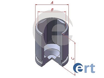 Ert Kolben, Bremssattel [Hersteller-Nr. 151198-C] für Audi, Land Rover, Volvo, VW von ERT