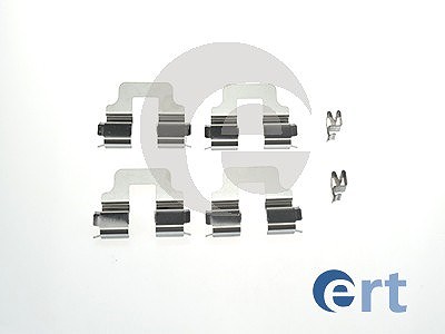 Ert Zubehörsatz, Scheibenbremsbelag [Hersteller-Nr. 420031] für Abarth, Alfa Romeo, BMW, Chevrolet, Citroën, Fiat, Hyundai, Kia, Lancia, Mini, Opel, V von ERT