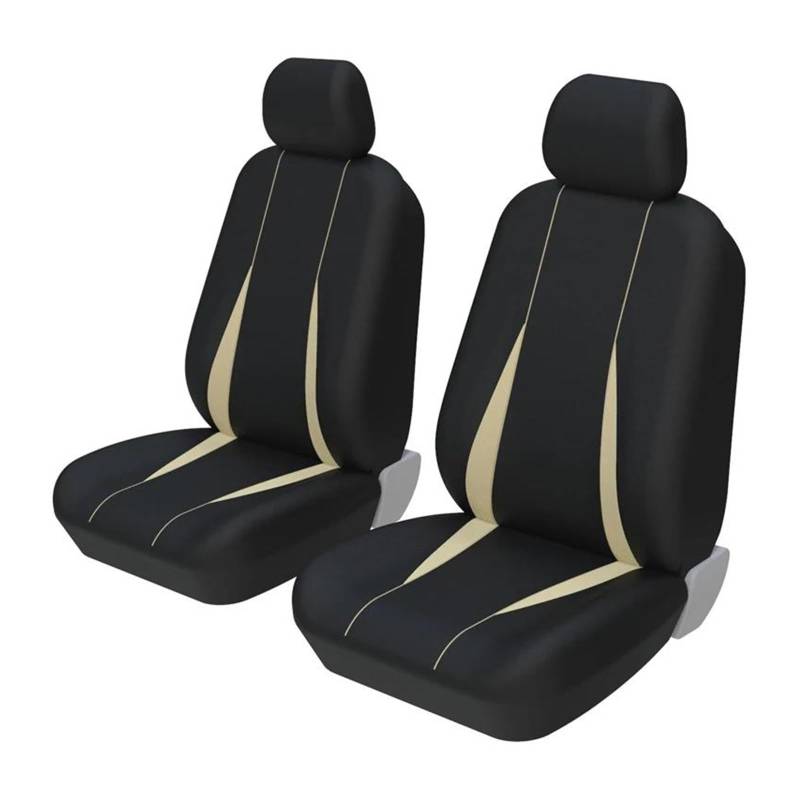 ERUEUBGRM Sitzschoner Autositzbezüge Autositzschoner Für Jazz(Beige 2ST) von ERUEUBGRM