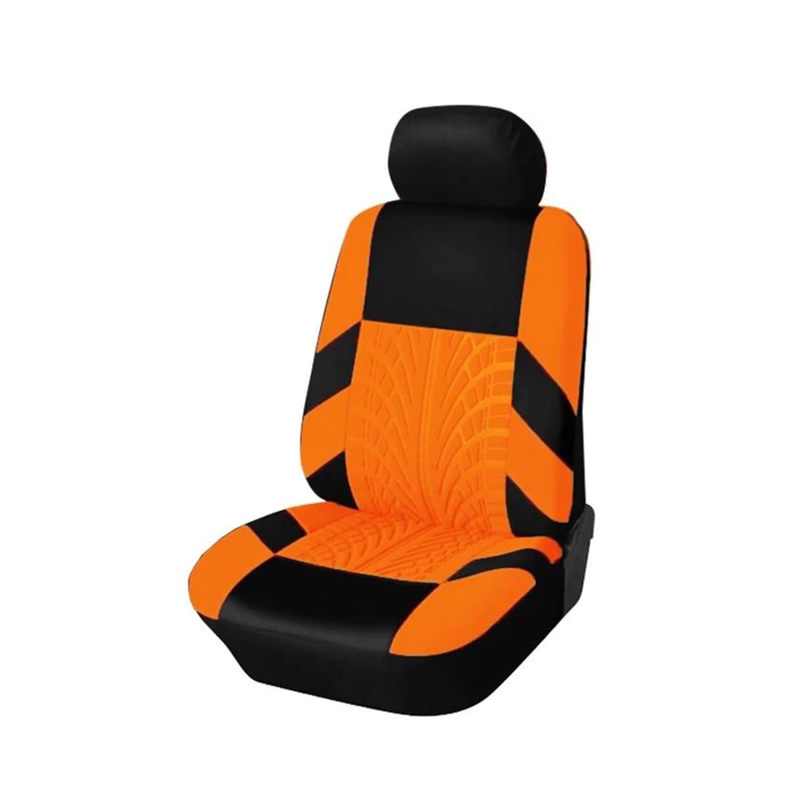 ERUEUBGRM Sitzschoner Autositzbezug Set Sitzschutz Für Citroen C4(Orange 1St) von ERUEUBGRM