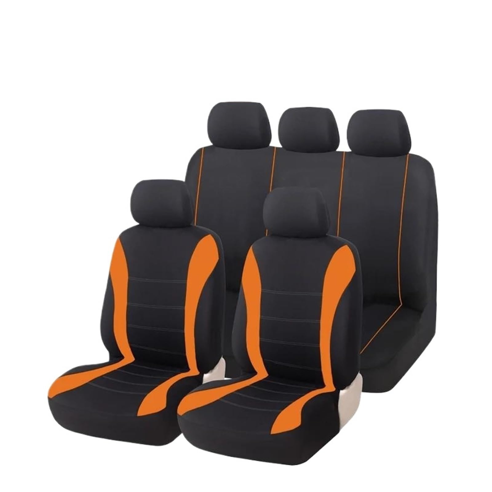 ERUEUBGRM Sitzschoner Für Toyota 2005 Für Raktis Autositzbezug Schutzset(Orange) von ERUEUBGRM