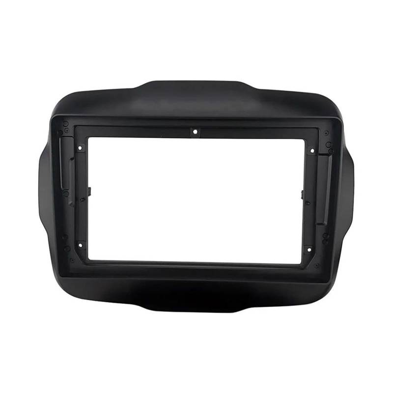 Für Jeep Für Renegade 2016 2017 2018 2019 2020 DVD GPS Mp5 Armaturenbrett Kit 2 Din 9 Zoll Autoradio Blendenrahmen Radioblende-Rahmen von ERUEUBGRM