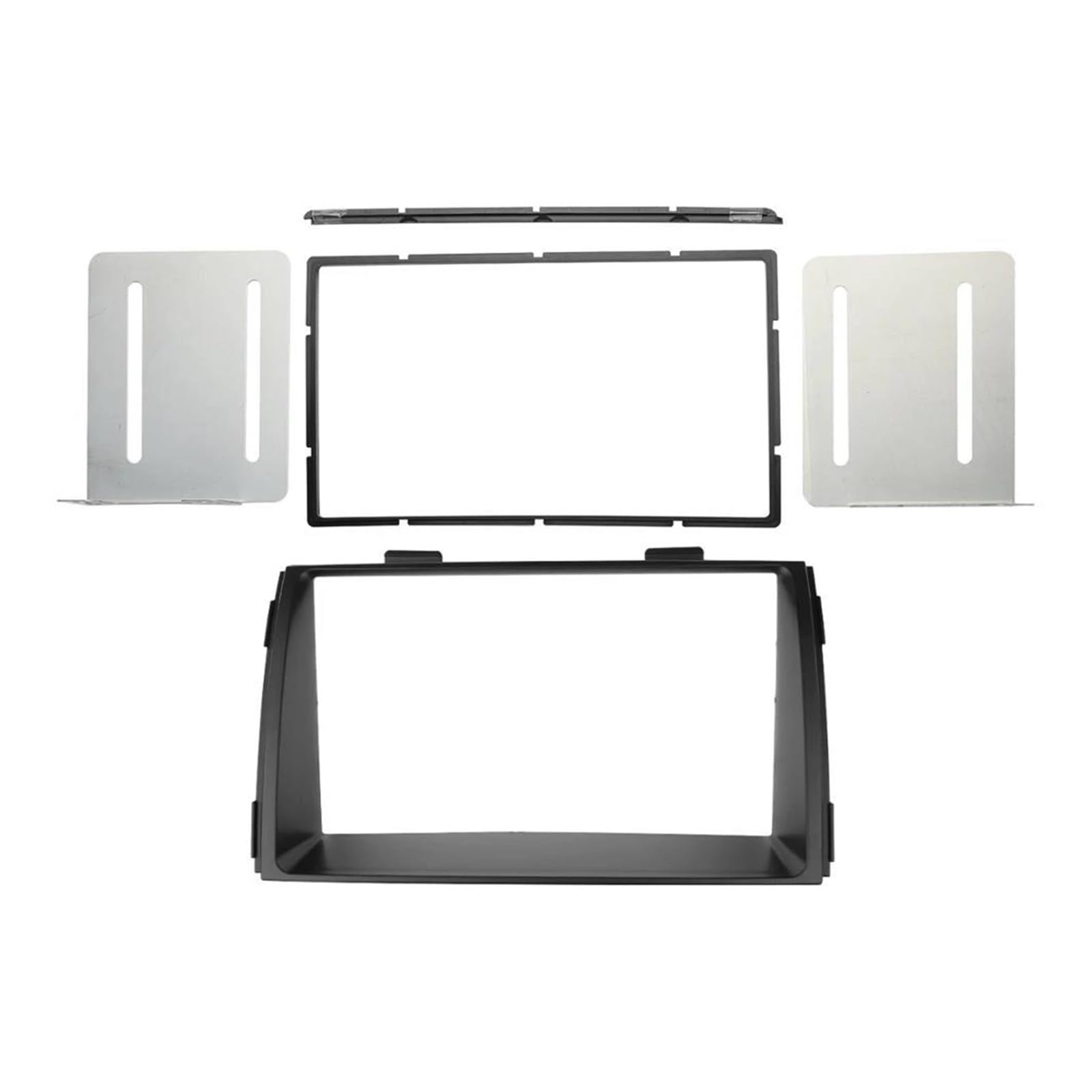 Für Kia Für Sorento 2010 2011 2012 Armaturenbrett Rahmen Panel Kit 2 Din Auto DVD Radio Blendenrahmen Radioblende-Rahmen von ERUEUBGRM