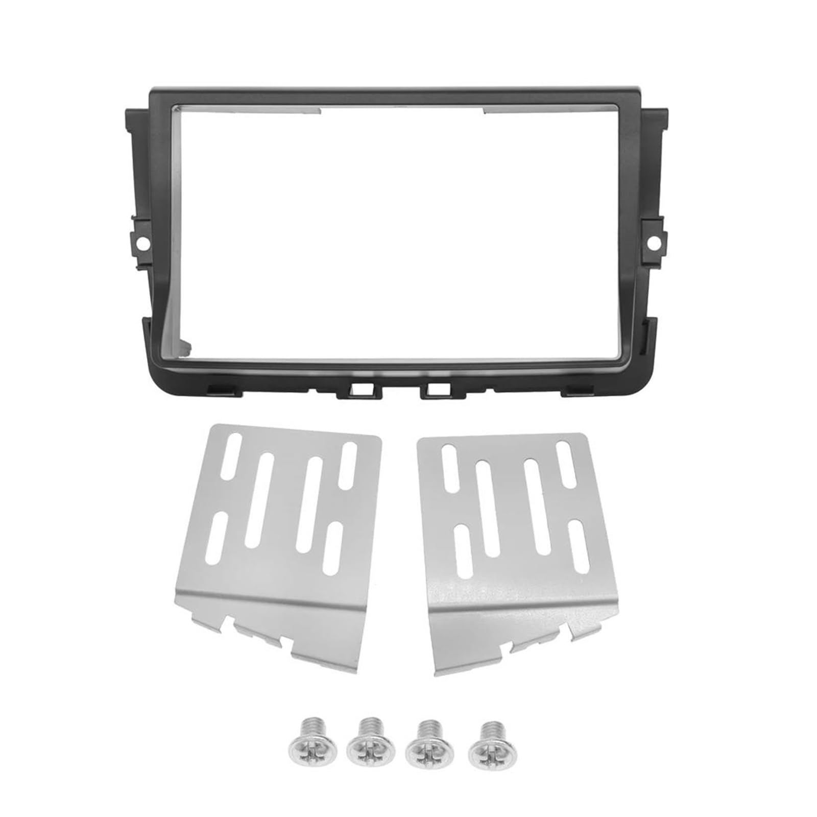Für R&enault Für Trafic Blende 2 Din Rahmen Doppel Din Rahmenblende Kit Blende Radioblende-Rahmen von ERUEUBGRM