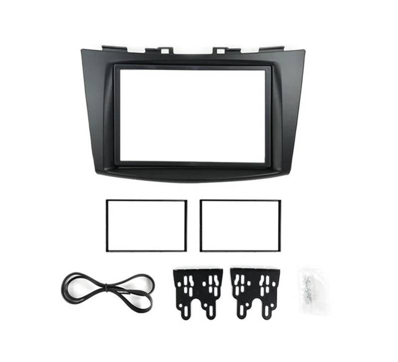 Für Suzuki Für Swift Für Ertiga 2011+ DVD Player Panel Blendenblende Stereoplatte Audioabdeckung 7 Zoll Autoradio Blendenrahmen Radioblende-Rahmen von ERUEUBGRM