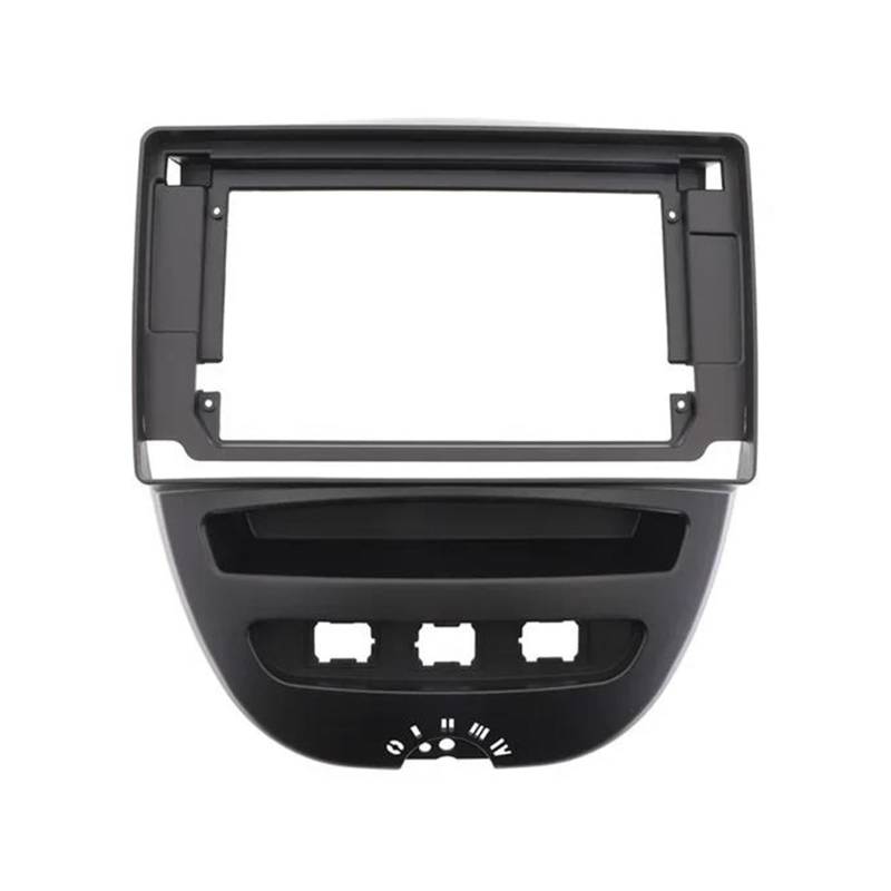 Für Toyota Für Aygo 2005-2014 Armaturenbrett Einbausatz DVD Radio Panel Abdeckung 10,1 Zoll 2 DIN Autoradio Rahmen Radioblende-Rahmen von ERUEUBGRM