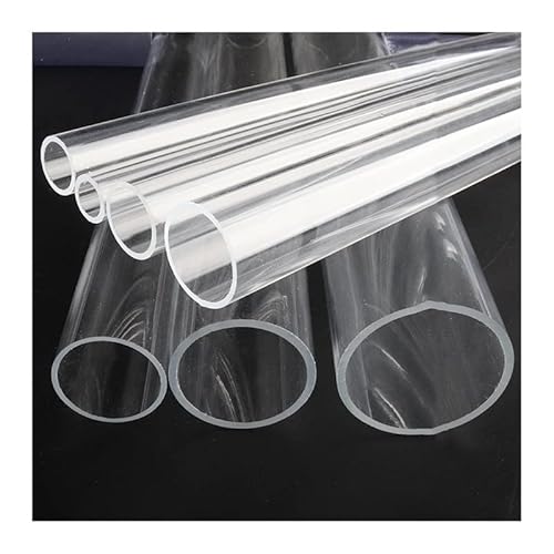 U-förmiger Gummidichtungsstreifen, Gummikantenschu 1pcs 10cm Acrylic Pipe Clear Rigid Round Tube, for DIY Aquarium Fish Tank Clear Pipe Industry Transparent Acrylic Pipes(Outer Dia 16mm) von ERVDKXCOI