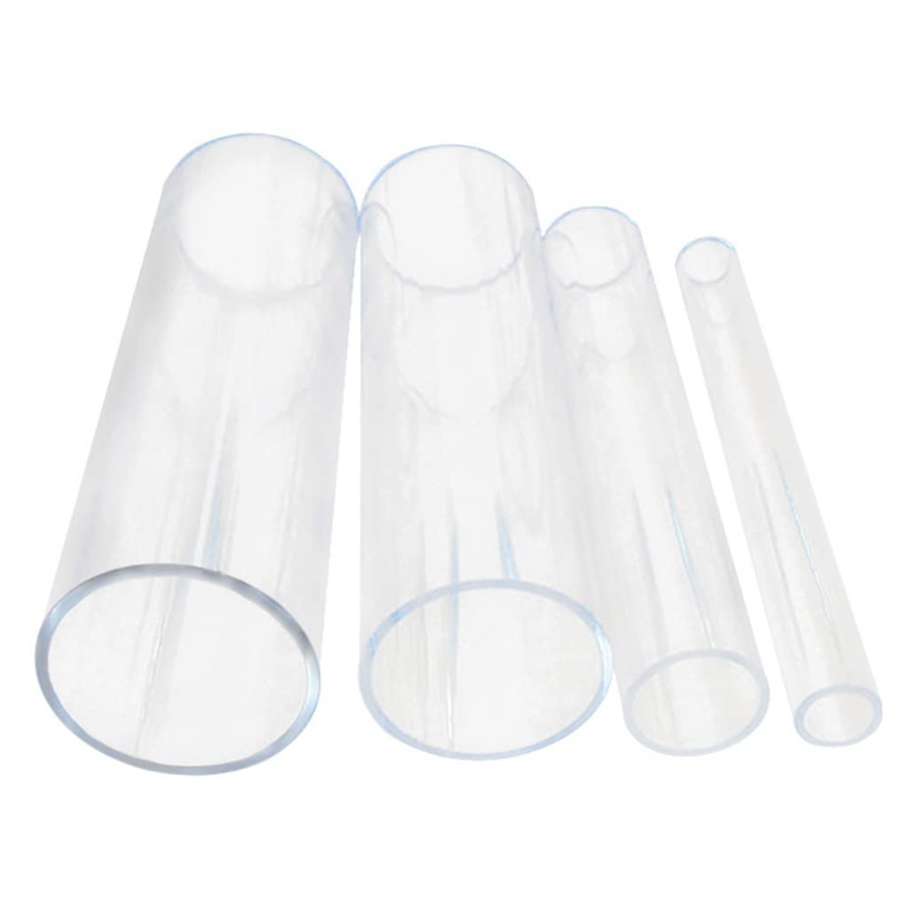 U-förmiger Gummidichtungsstreifen, Gummikantenschu 1pcs 50cm Long Transparent Acrylic Pipe, for Garden Water Connectors Tube Aquarium Accessoires Pipe Fittings(Outer Dia 120mm) von ERVDKXCOI