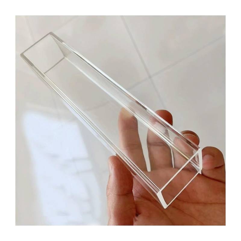 U-förmiger Gummidichtungsstreifen, Gummikantenschu 1pcs Acrylic Square Tube, For Garden Supplies 10~100mm Side Acrylic Square Pipe Hollow Duct Transparent Tube PMMA Tubing(100x100x4mm 200mm) von ERVDKXCOI