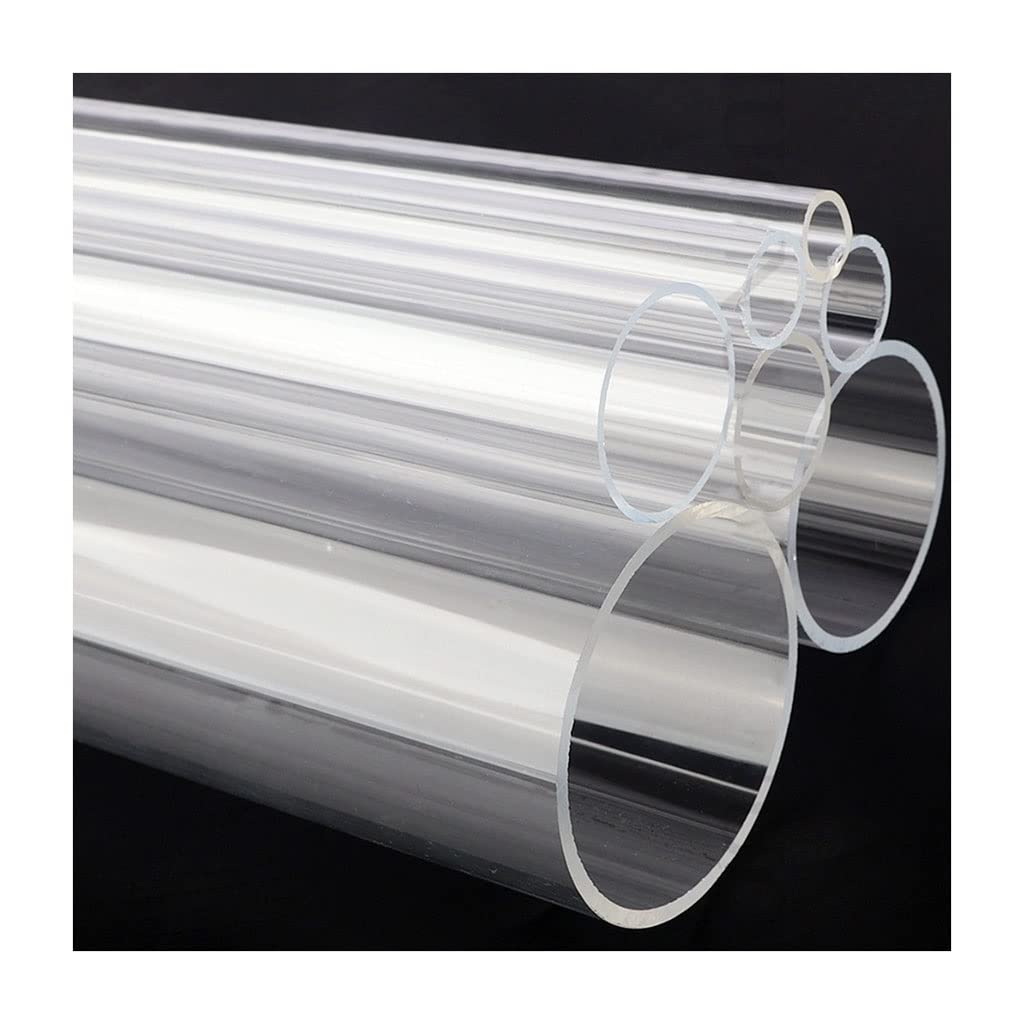 U-förmiger Gummidichtungsstreifen, Gummikantenschu 2pcs Length 25cm High Transparent, for DIY Aquarium Fish Tank Clear Glass Pipe Industry Clear Acrylic Pipe O.D16-110mm(Outer Dia 16mm) von ERVDKXCOI