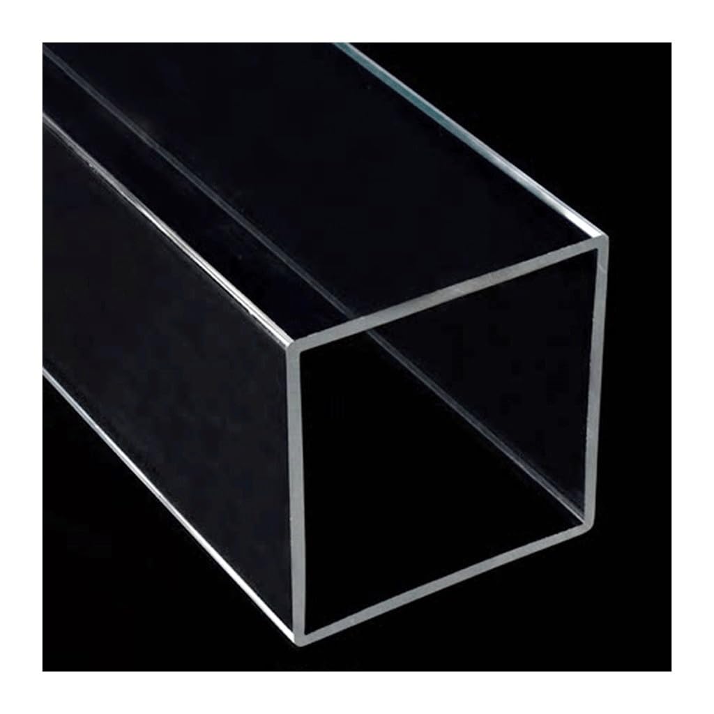 U-förmiger Gummidichtungsstreifen, Gummikantenschu Acrylic square tube, for Hardware DIY projects square pipe clear hollow duct PMMA vessel transparent Plumbing Fittings 1pcs(120x4x108mm) von ERVDKXCOI