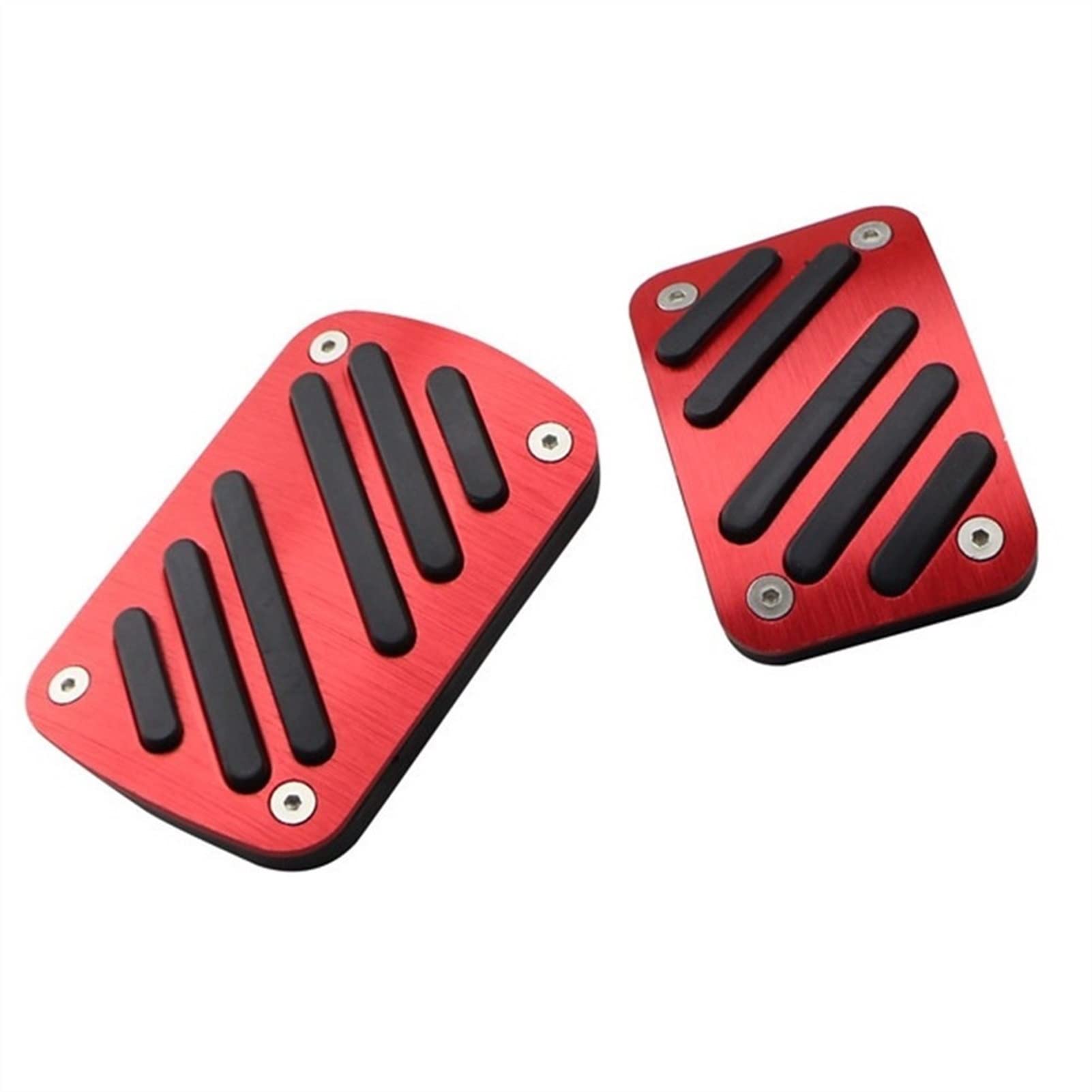 ERYCUN 2 Stück AT-Autopedale, for Peugeot 308 308S 408 4008 5008, for Citroen, C5 Auto-Pedalabdeckung, Bremspedale, Zubehör Kupplungspedalabdeckung(Red) von ERYCUN