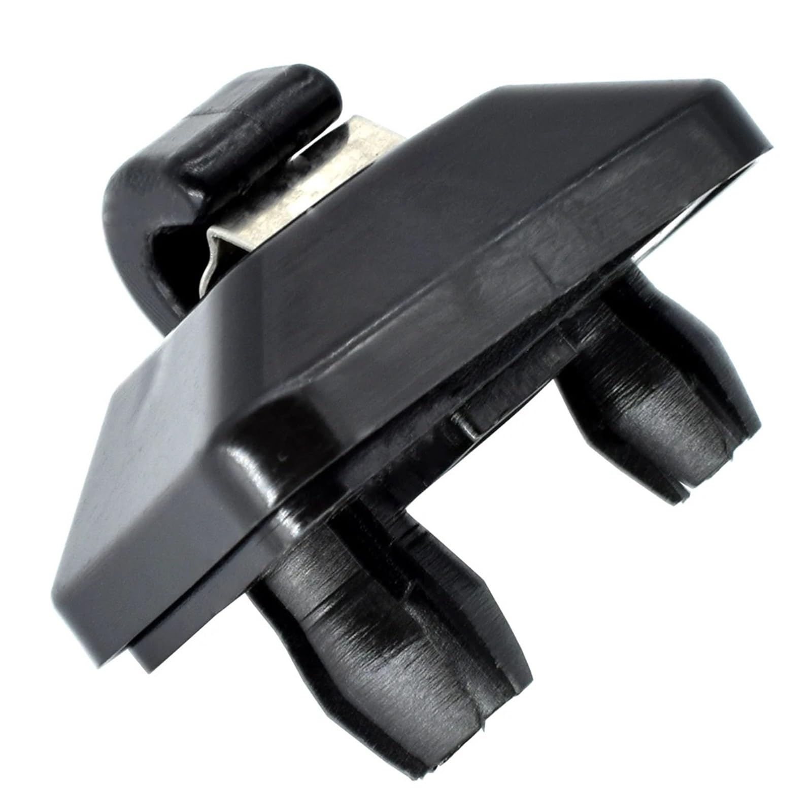 ERYCUN 2X Schwarz Sonnenblende Clip Halter, for Audi, for A3 A4 A5 Q2 Q3 Q5 TT RS3 RS4 Innen Hooker Halterung Aufhänger Haken Auto Zubehör Sonnenblenden-Brillenclip von ERYCUN