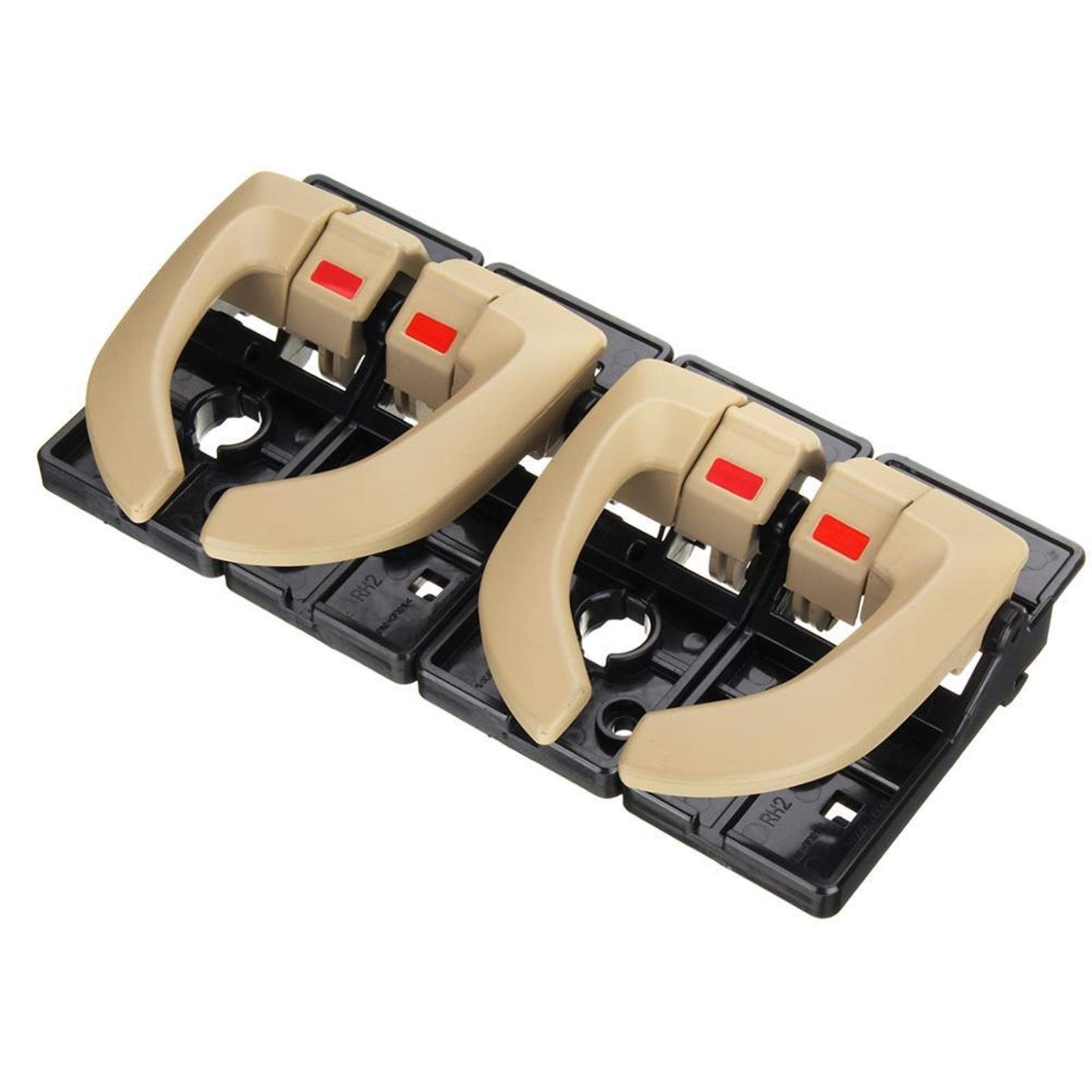 ERYCUN 4-teiliges Auto-Innentürgriff-Ersatzset for links und rechts, for Hyundai, for Tucson 2005-2009, Autozubehör 82620-2Z02 Türdrücker(Beige) von ERYCUN