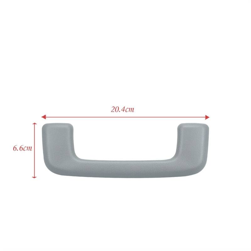 ERYCUN Auto-Innendach-Sicherheitsgriff, Decken-Armlehnen-Haltegriff, Montero 2008-2015, for Mitsubishi, L200 Triton 2005-2015 Am Dach montierte Haltegriffe(Grey with hook) von ERYCUN