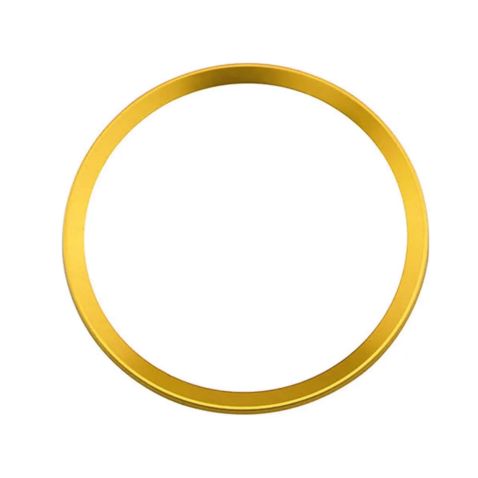 ERYCUN Auto Lenkrad Ring Center Trim Aufkleber Fall, for Audi, for A3 2013-2015, Dekoration Zubehör Abdeckungen Zubehör Formteile Deckel(1pcs Gold Sticker) von ERYCUN