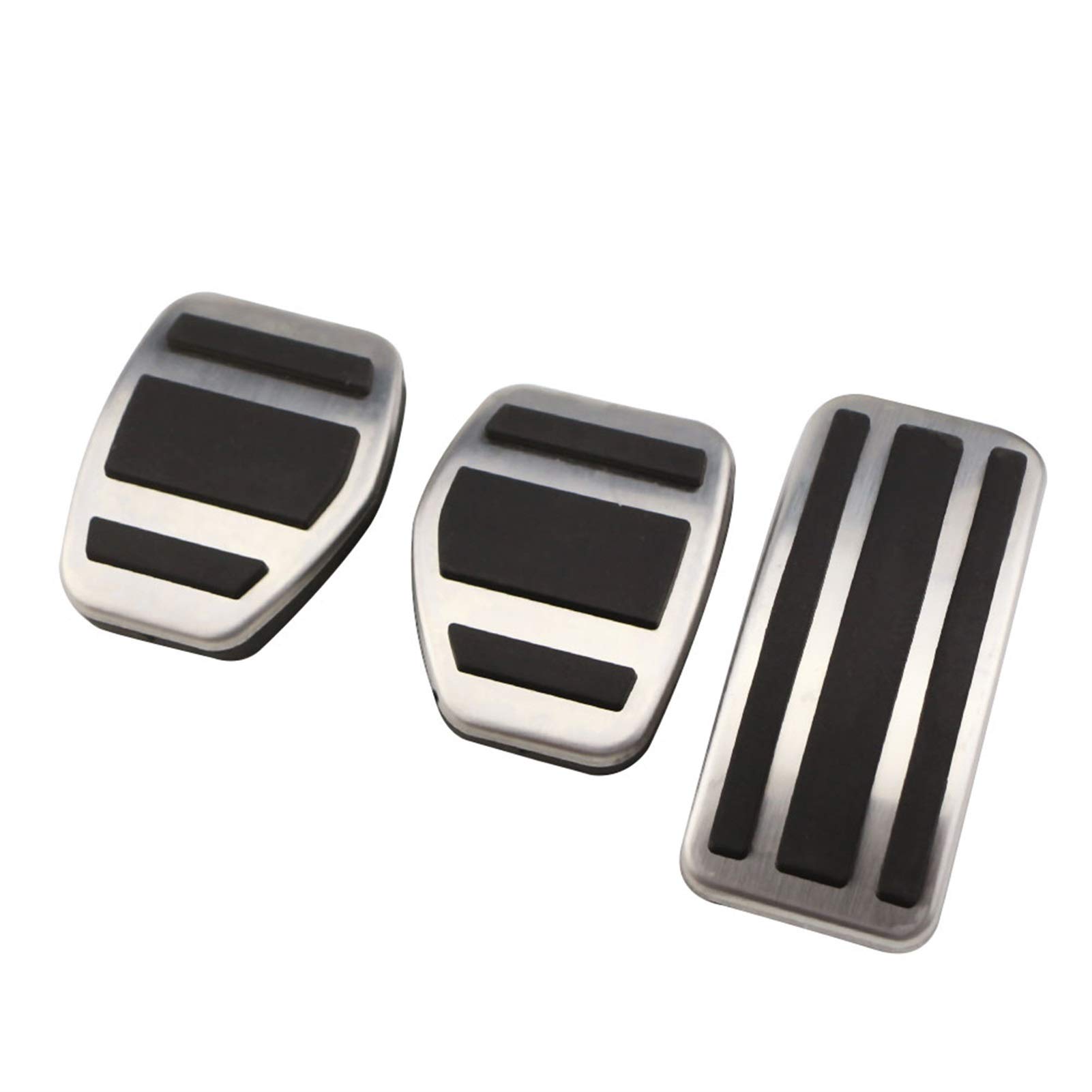 ERYCUN Auto-Pedal-Pad-Platten-Zubehör, for Citroen, C3 C4 DS 3 4 6 DS3 DS4 DS6, for Peugeot 207 301 307 208 2008 308 408 Kupplungspedalabdeckung(3Pcs MT) von ERYCUN